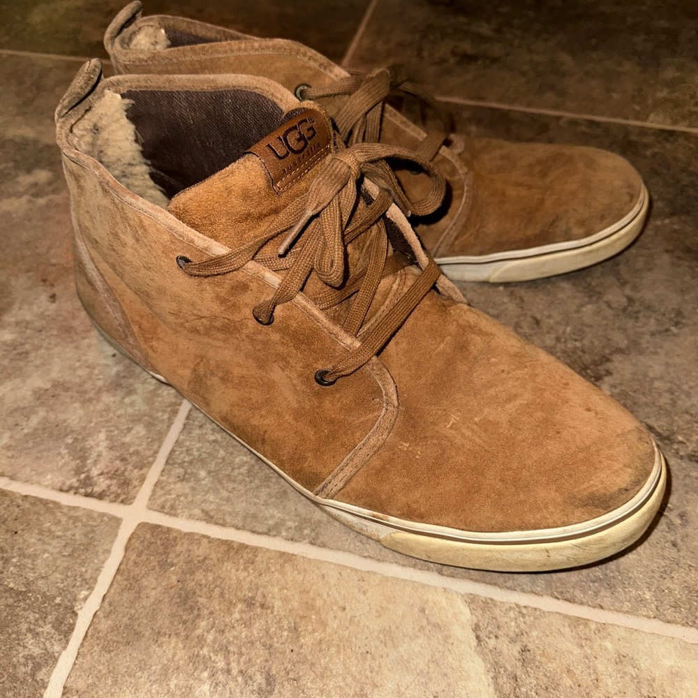 UGG Men's Brown Suede Chukka Boots